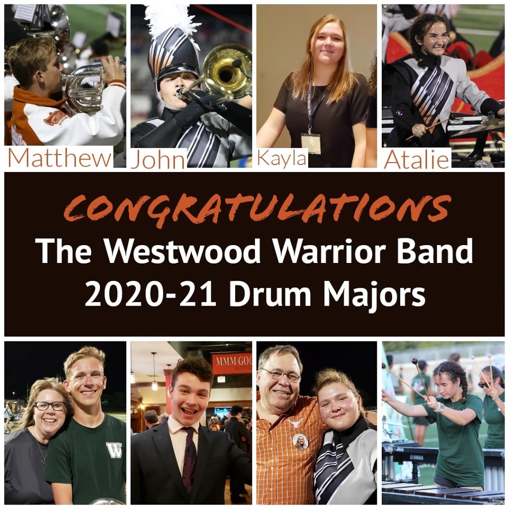 WestwoodDrumMajors2020-21 WestwoodDrumMajors2020-21