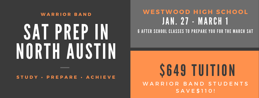 SAT Prep discounted for Warriors